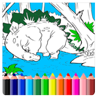 Dinosaur Coloring آئیکن