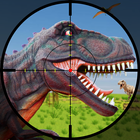 Dinozor avcılık oyun 3 boyutlu simgesi