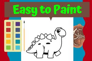 100 Dinosaur Coloring Pages capture d'écran 2
