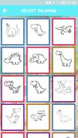 Dinosaur Coloring Pages For Ki capture d'écran 2