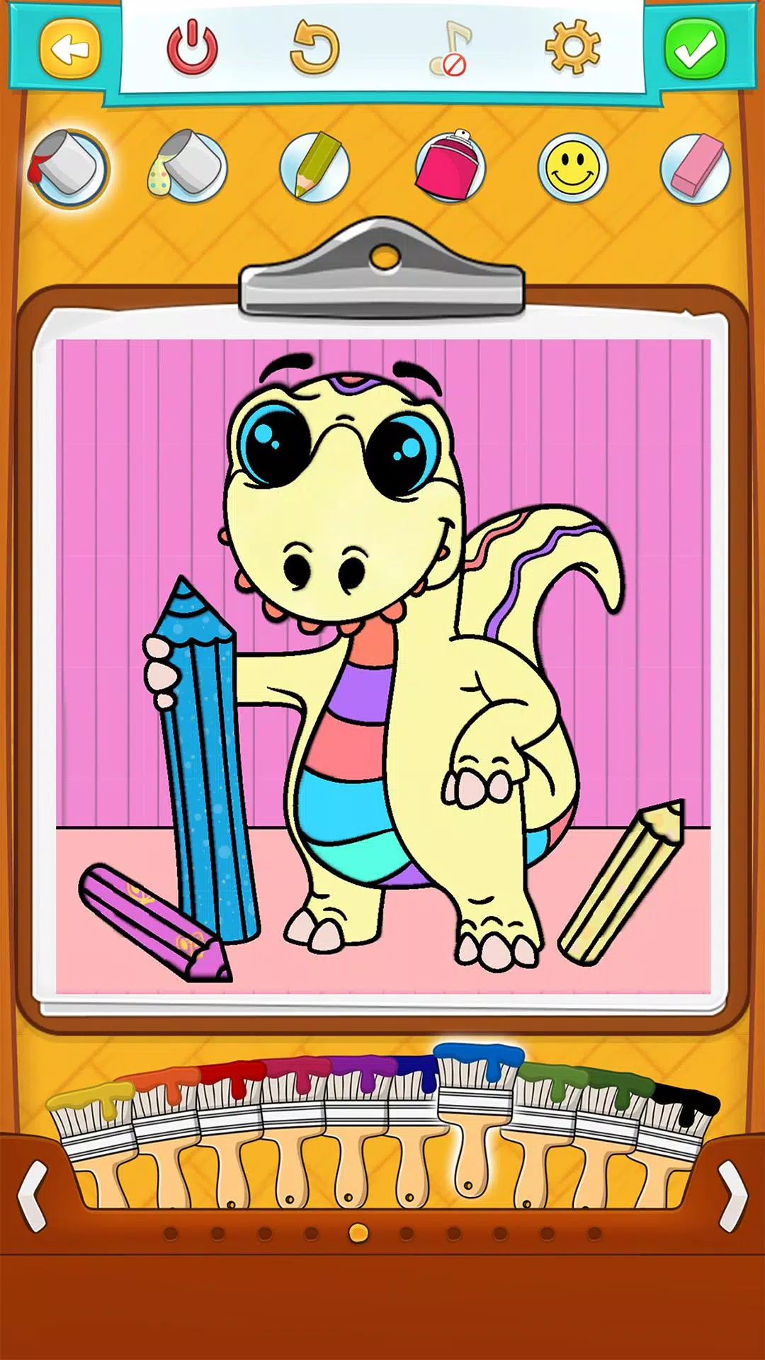 Download do APK de Dinossauros: Colorir - Jogo Grátis para