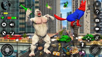 Wild Gorilla Game City Smasher Affiche