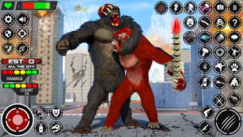 Giant Gorilla Bigfoot Monster Poster