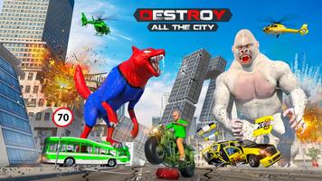 Giant Gorilla Bigfoot Monster captura de pantalla 1