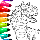 Dinosaur Coloring Book biểu tượng