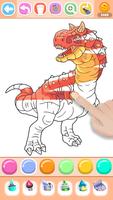 Dinosaur Coloring Book syot layar 3