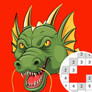 Dinosaurs Pixel Coloring Art APK