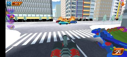 Dino Fire Fighter 3D imagem de tela 1