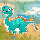 Kids Dinosaur Park Adventure Game Zeichen