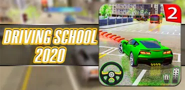 City Car Driver Academy Sim 3D