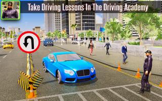 City Car Driver Academy Sim 3D ảnh chụp màn hình 1