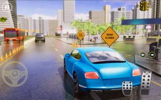 City Car Driver Academy Sim 3D capture d'écran 3