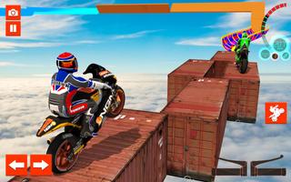 Impossible Stunt Bike Race 3D capture d'écran 2