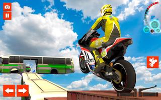 Impossible Stunt Bike Race 3D capture d'écran 3
