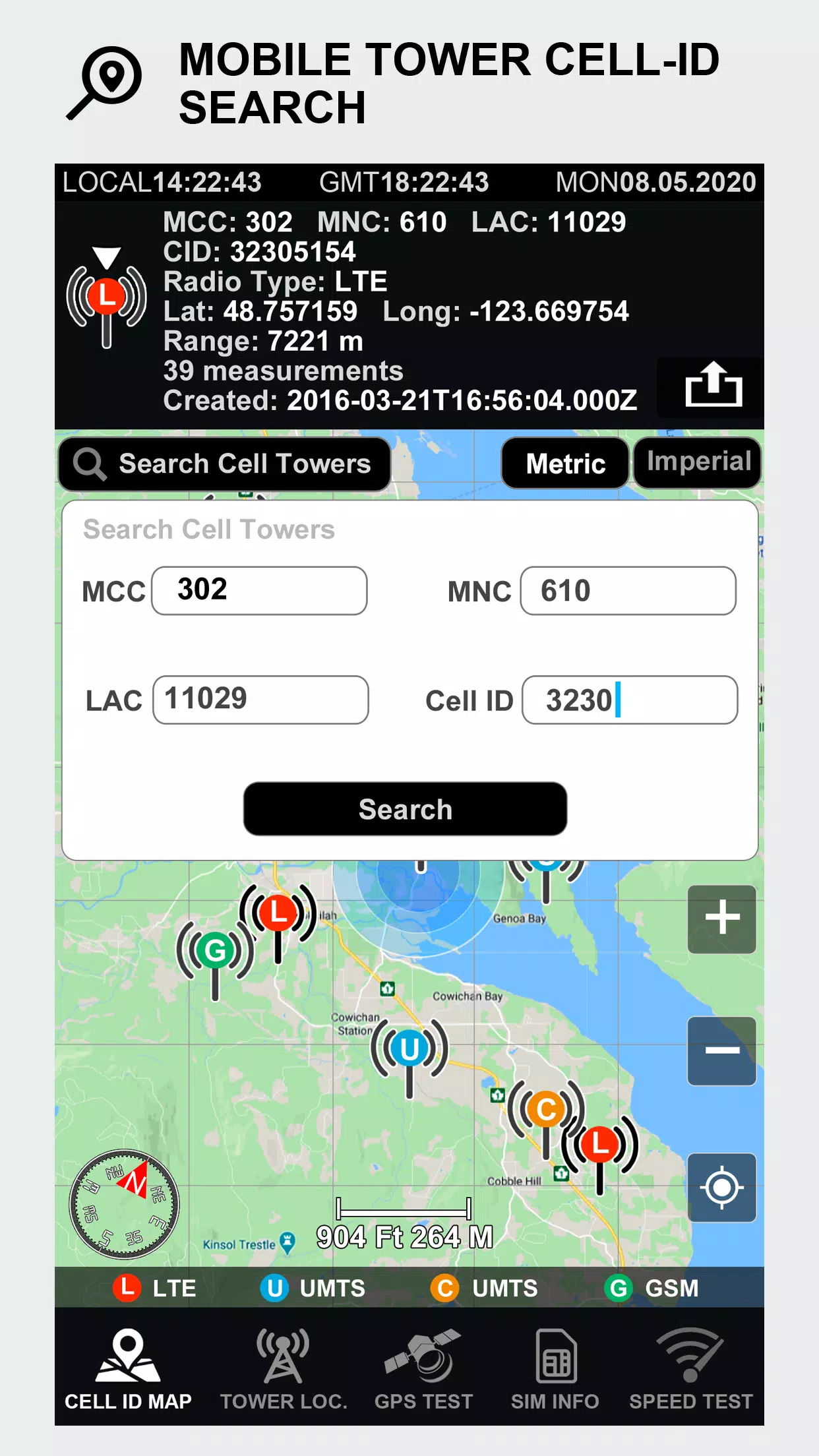 Network Cell World Map, Wi-Fi Towers. Speed Test APK pour Android  Télécharger