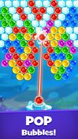 Panda Bubble Shooter - Save the Fish Pop Game Free Affiche