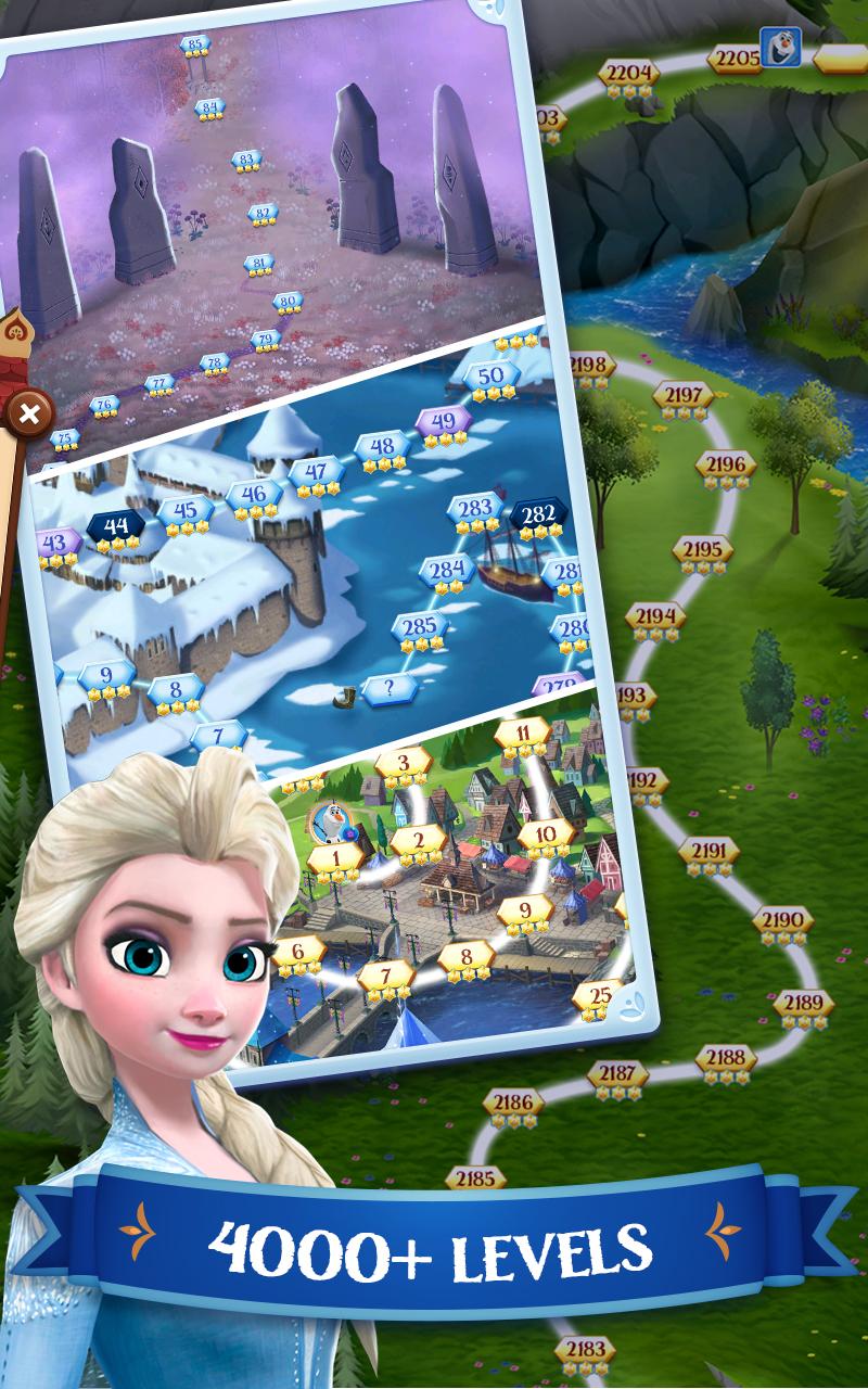 Disney Frozen Free Fall - Play Frozen Puzzle Games APK 10.0.1 Download for Android â Download