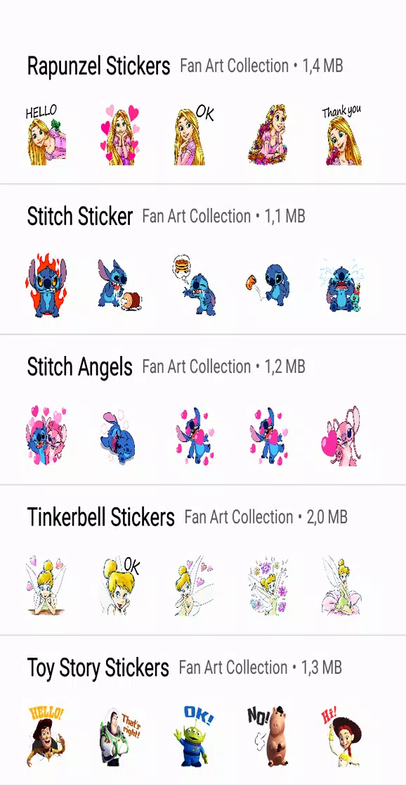 Disney Stickers For WhatsApp {WAStickerApps} APK voor Android Download
