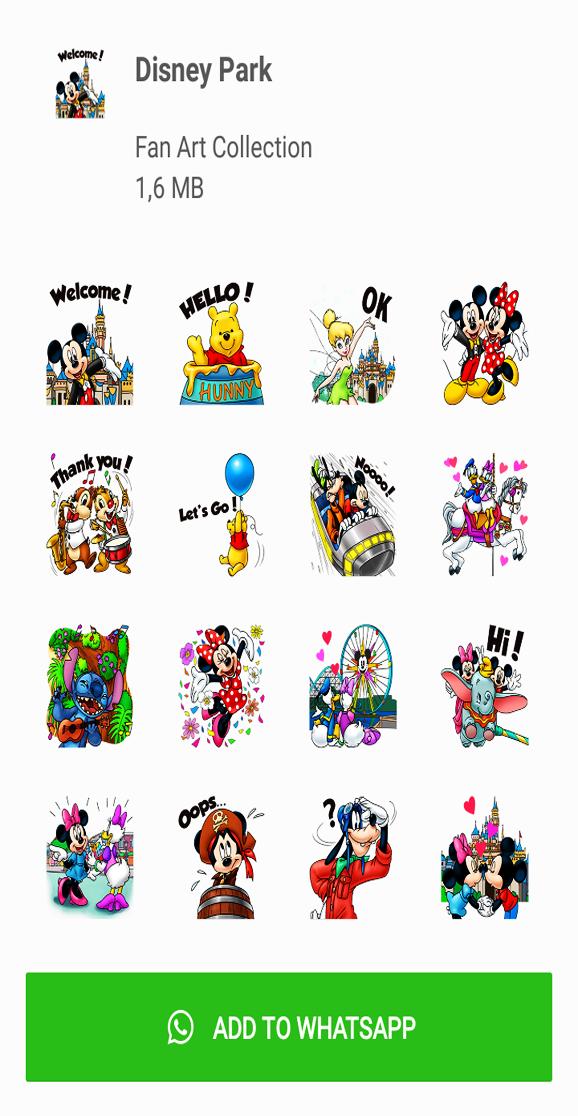 Disney sticker für whatsapp