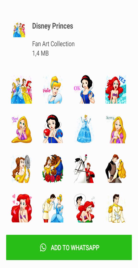 Whatsapp sticker download disney