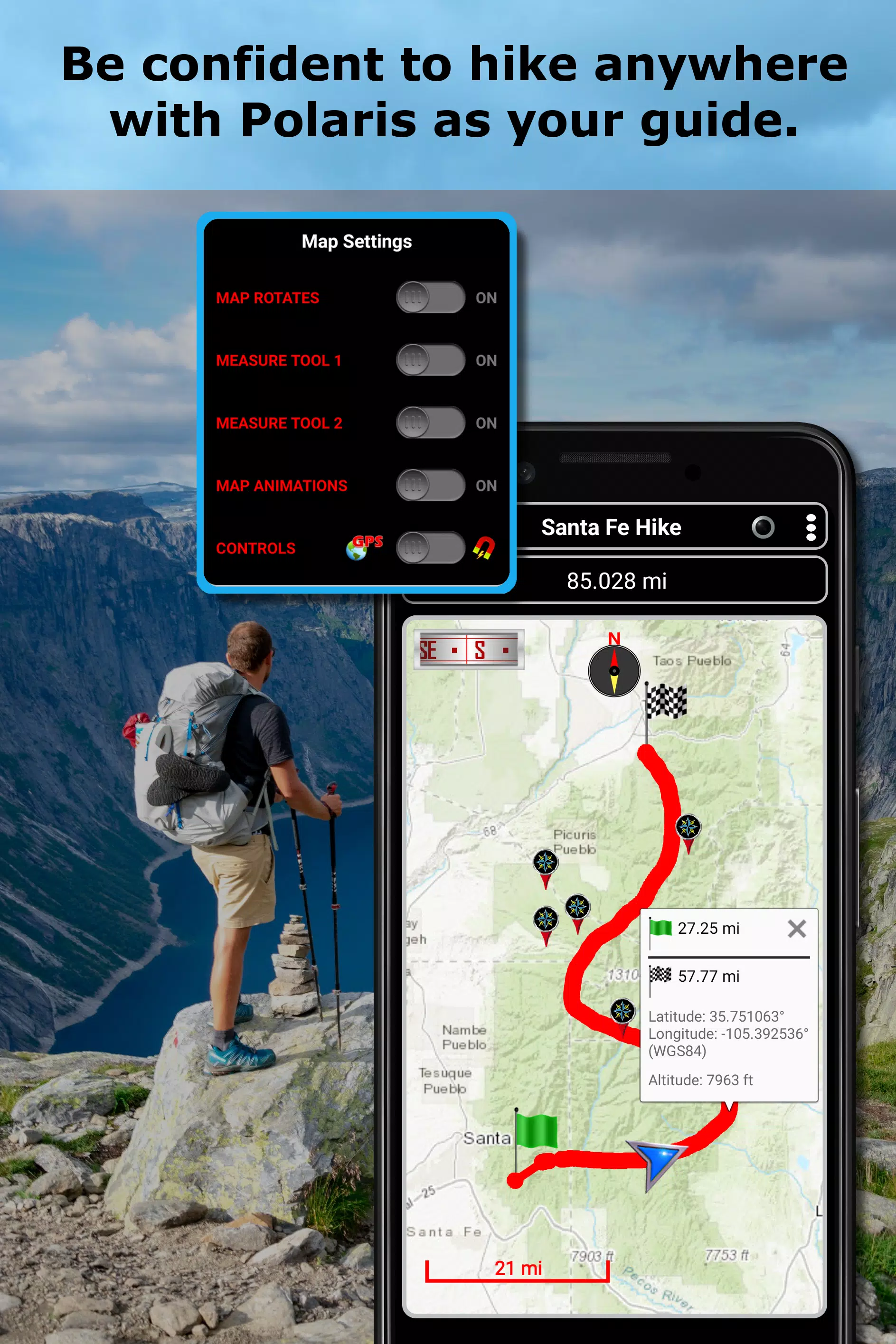 Polaris GPS: Hiking, Offroad APK for Android Download
