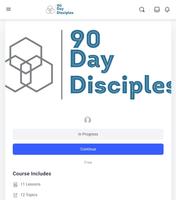 90 Day Disciples Cartaz