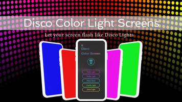 Disco Color Screen Flashlight poster