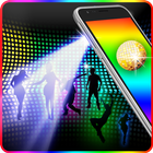 luces de discoteca hd multi color antorcha luz icono