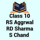 RD Sharma, RS Aggarwal & S Chand Class 10 solution ícone