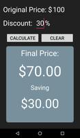 Discount Calculator ภาพหน้าจอ 1