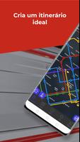 Valência Guia de Metrô e mapa Cartaz