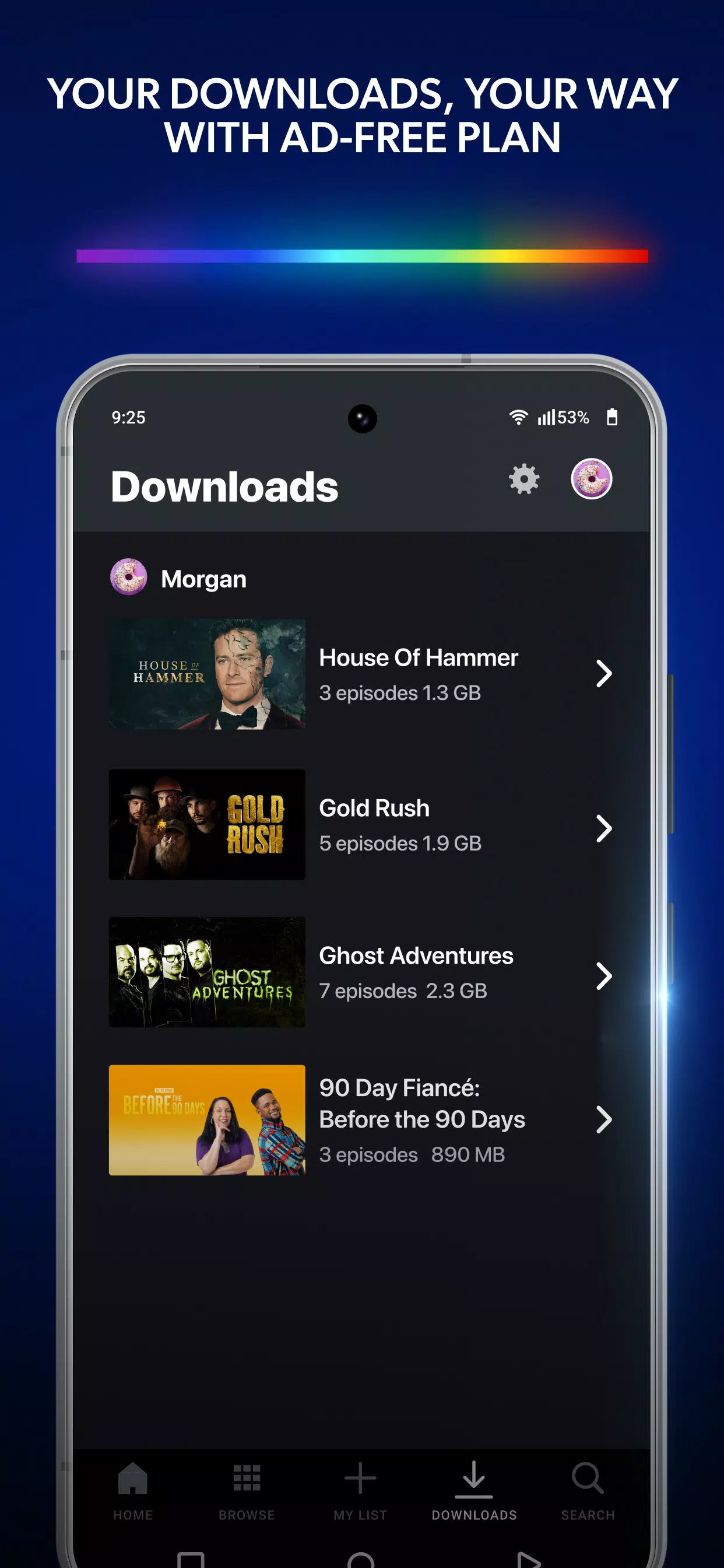 discovery+ (Android TV) para Android - Baixe o APK na Uptodown