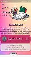 Poster English To Kurdish Dictionary