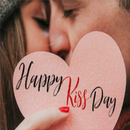 Happy Kiss Day Photo Shayari Images Card APK