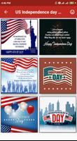 US Independence Day Images Messages Greetings capture d'écran 1