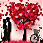 Happy Valentine Day Photo Message Shayari Zeichen