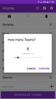 Random Team Generator imagem de tela 1