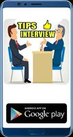 پوستر Tips Lulus Interview Kerja - Wawancara Test Mudah