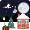 Christmas Stork - Holiday gift delivery simgesi