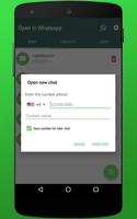 Open Chat in Whatsapp -Direct chat (click to chat) screenshot 1