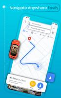 Navigation Voice Route & Fahrt Plakat
