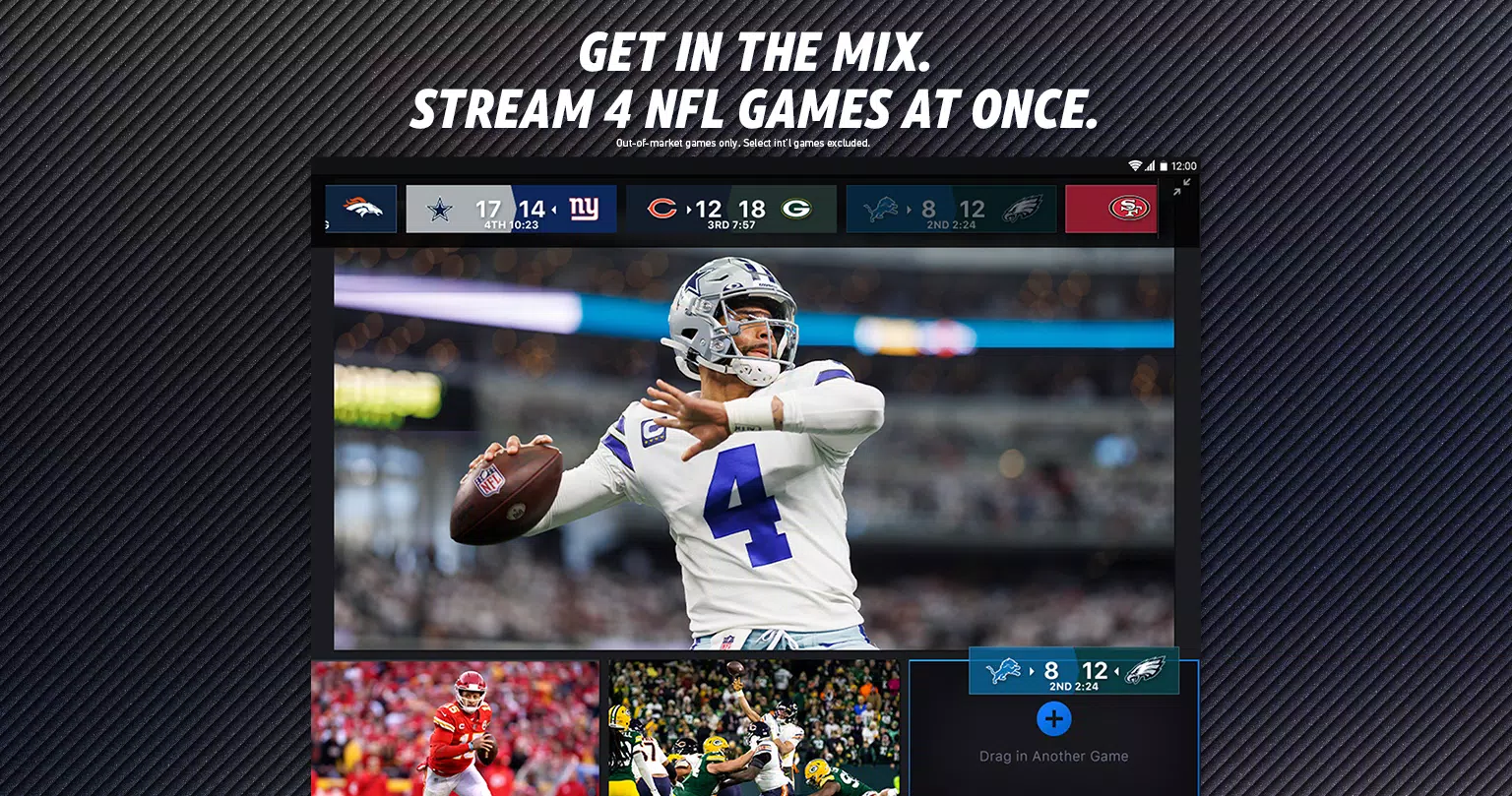 NFL Sunday Ticket available on   TV