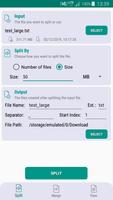 File Splitter capture d'écran 2