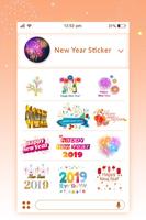 Stickers for WhatsApp –WASticker for New Year 2019 ภาพหน้าจอ 1