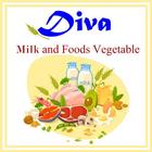 Diva Milk and Food Vegetables आइकन