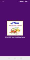 Diva Milk and Food Vegetables plakat