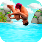 Cliff Diving 2019 - free diving games - backflips icône