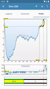Screenshot 4 for Diving Log