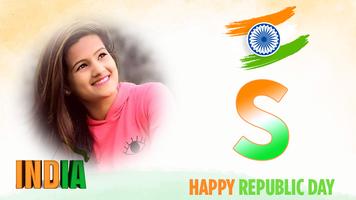 Indian Republic Day Letter & Alphabet Editor پوسٹر