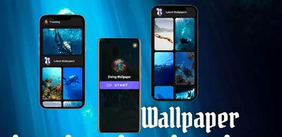 Diving Wallpaper plakat